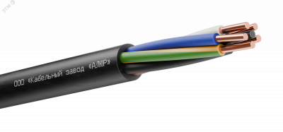 Кабель силовой ВВГнг(А)-LS  5*4-0.660 однопроволочный ТРТС  ЗЗЗ