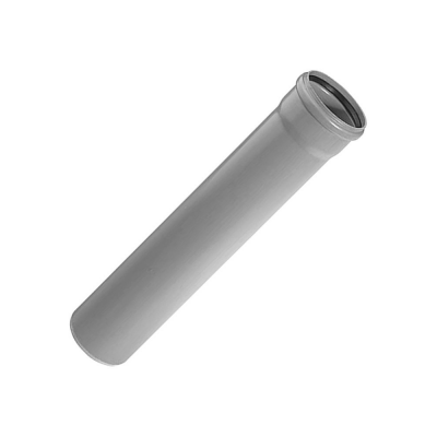 Труба 110*0,5м ПП OPTIMA Valfex стенка 2,2 сер арт.211100050/83800
